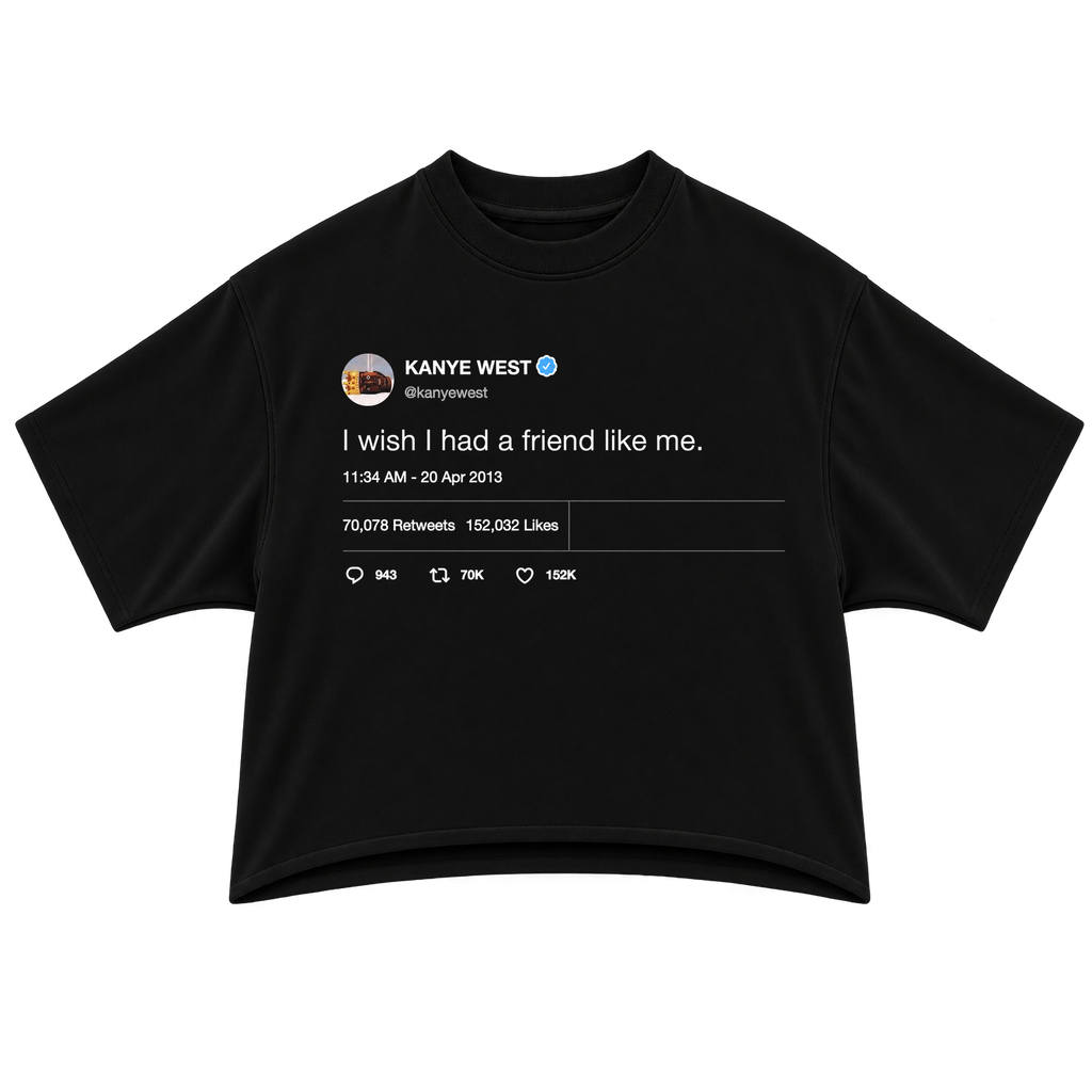 yee tweet crop tee