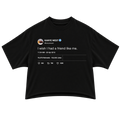 yee tweet crop tee