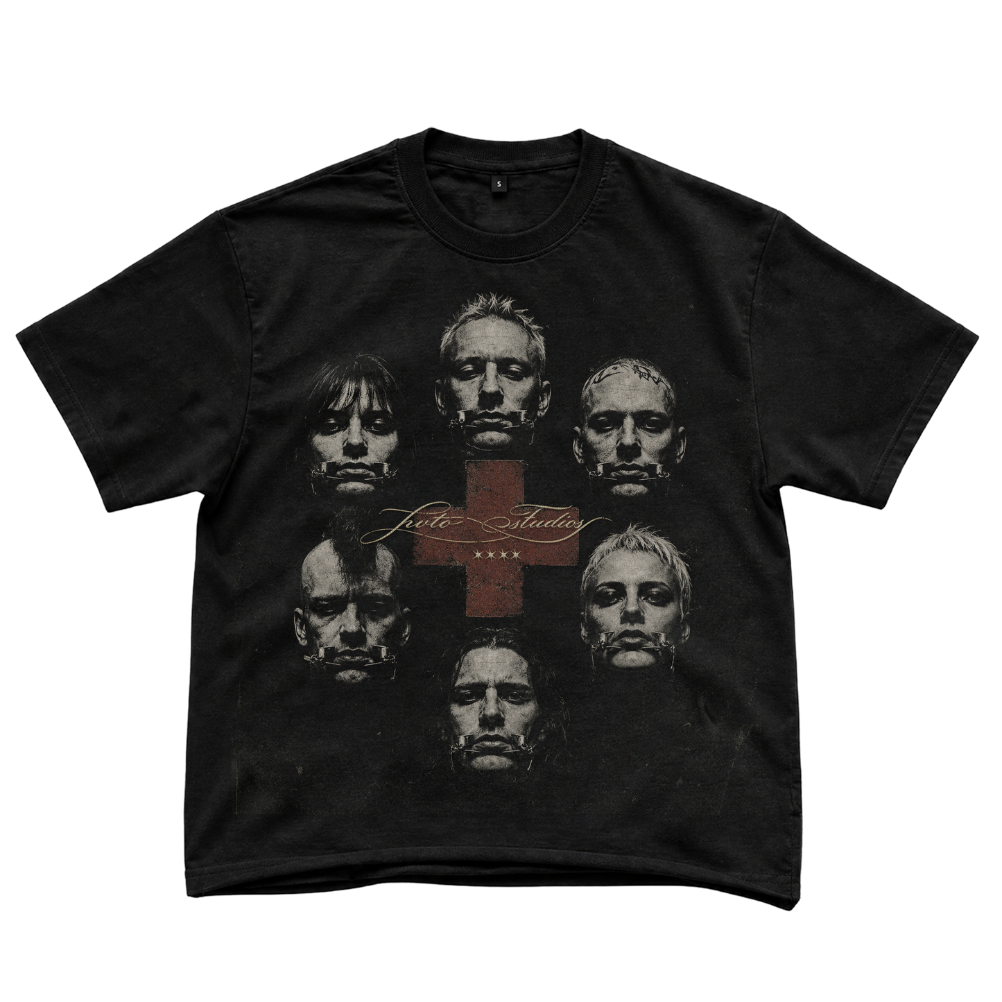 FACES CROPPED TEE