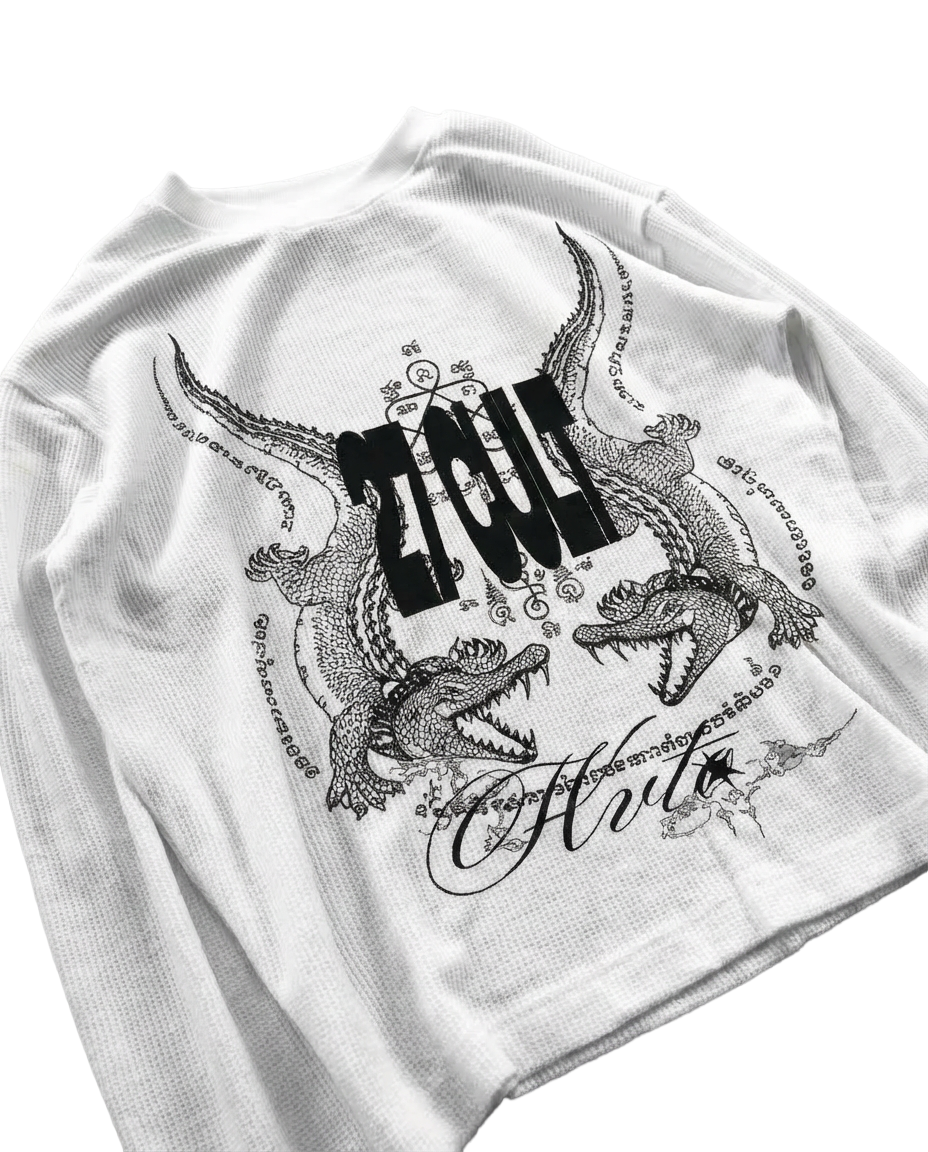 27 CULT WAFFLE KNIT TEE