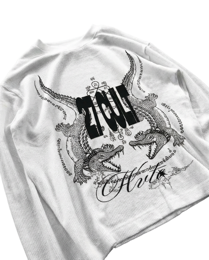 27 CULT WAFFLE KNIT TEE