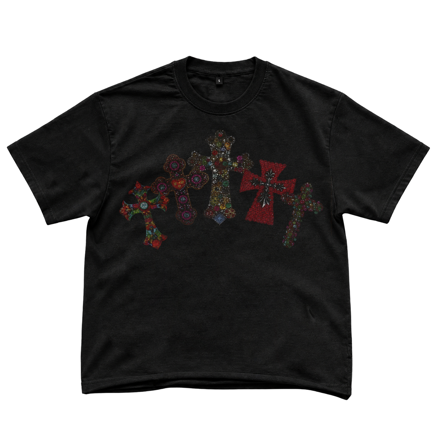 FIVEFOLD FAITH CROPPED TEE