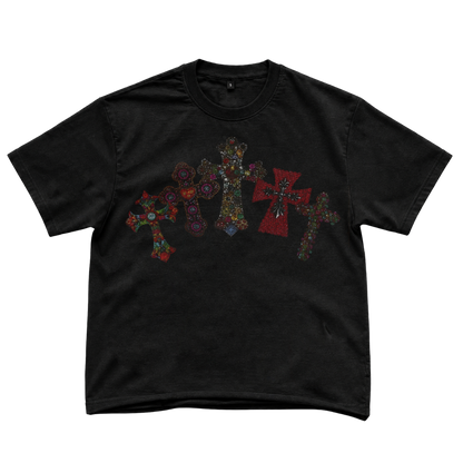 FIVEFOLD FAITH CROPPED TEE