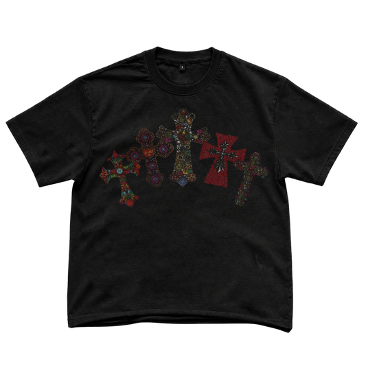 FIVEFOLD FAITH CROPPED TEE