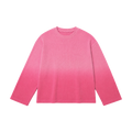 pink ombre waffle tee
