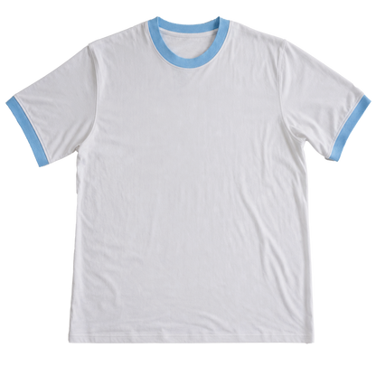 blue ringer tee