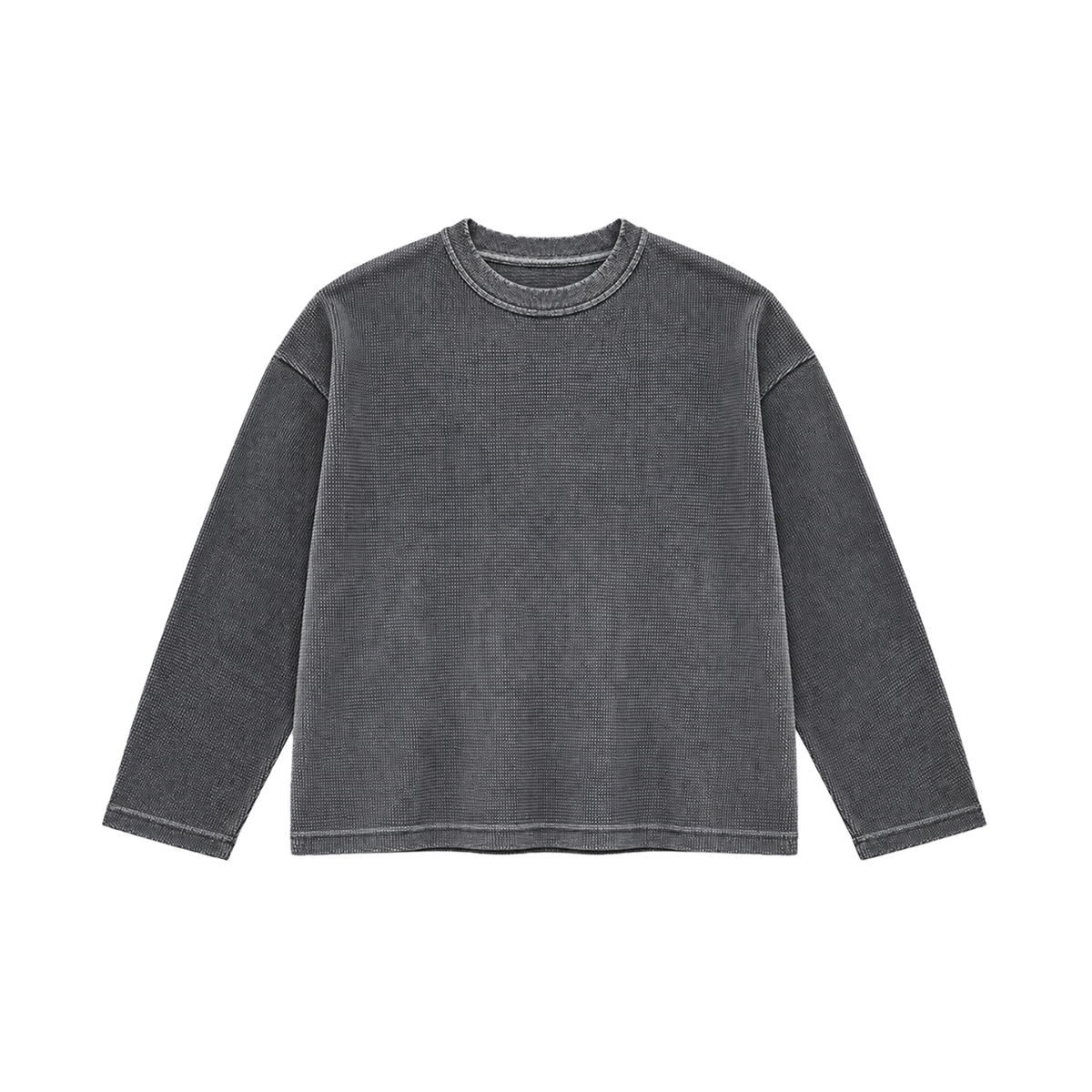 stone washed waffle tee